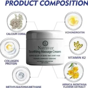 Natravor Soothing Massage Cream Coral Calcium + Light Sensitive Therapy
