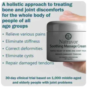 Natravor Soothing Massage Cream Coral Calcium + Light Sensitive Therapy