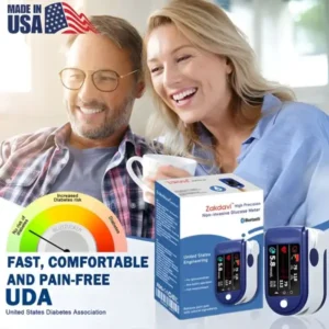 Zakdavi™ High Precision Non-invasive Glucose Meter Clinical certification & 99.9% Accuracy