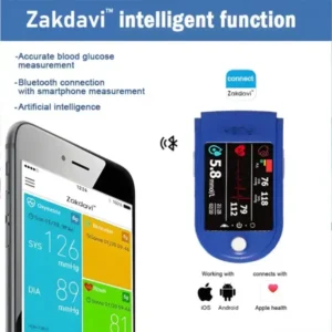 Zakdavi™ High Precision Non-invasive Glucose Meter Clinical certification & 99.9% Accuracy