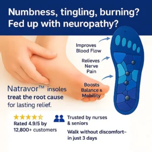 Natravor™  Magnetic Massage Insoles – Relieve Foot Pain & Improve Circulation Naturally