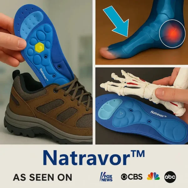 Natravor™  Magnetic Massage Insoles – Relieve Foot Pain & Improve Circulation Naturally