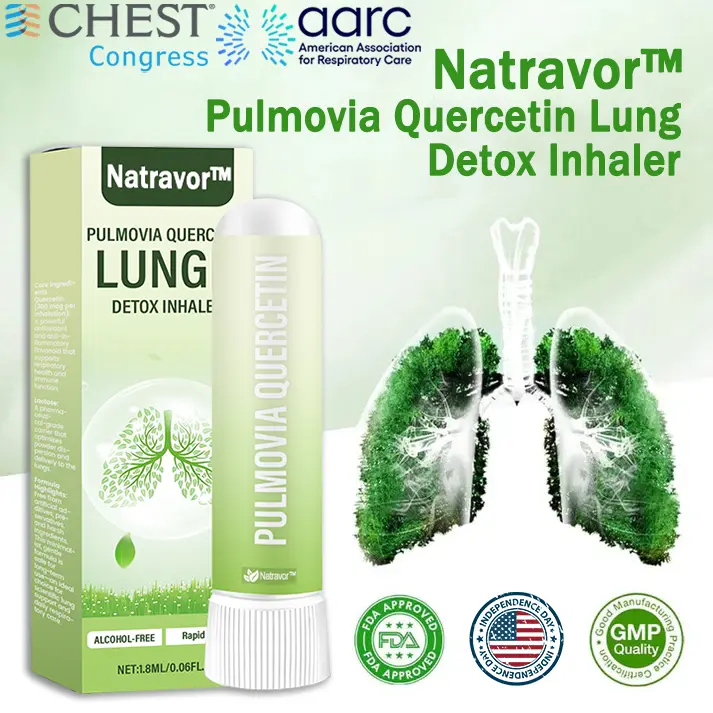 Natravor® Pulmovia Quercetin Lung Detox Inhaler