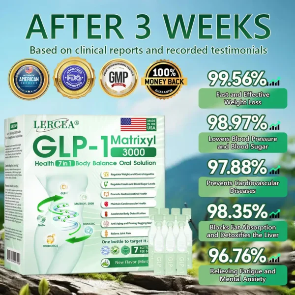 𝐎𝐟𝐟𝐢𝐜𝐢𝐚𝐥 𝐒𝐭𝐨𝐫𝐞|👩‍⚕️𝗟𝗲𝗿𝗰𝗲𝗮® 𝗚𝗟𝗣-𝟭 & 𝗠𝗮𝘁𝗿𝗶𝘅𝘆𝗹 3000 Health 7 in 1 Body Balance 𝐎𝐫𝐚𝐥 𝐒𝐨𝐥𝐮𝐭𝐢𝐨𝐧 For obesity, sagging skin, cardiovascular health, diabetes, sleep apnea, joint problems, etc.💕