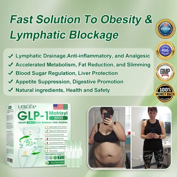 𝐎𝐟𝐟𝐢𝐜𝐢𝐚𝐥 𝐒𝐭𝐨𝐫𝐞|👩‍⚕️𝗟𝗲𝗿𝗰𝗲𝗮® 𝗚𝗟𝗣-𝟭 & 𝗠𝗮𝘁𝗿𝗶𝘅𝘆𝗹 3000 Health 7 in 1 Body Balance 𝐎𝐫𝐚𝐥 𝐒𝐨𝐥𝐮𝐭𝐢𝐨𝐧 For obesity, sagging skin, cardiovascular health, diabetes, sleep apnea, joint problems, etc.💕