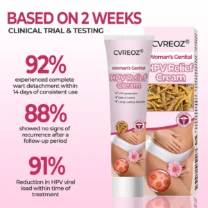 ♀️ CVREOZ® Woman's Genital HPV Relief Cream ⏰ LIMITED OFFER 60% OFF 🩷