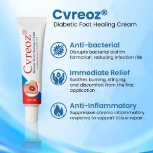 ⏰Last Day Promotion: 70% OFF 🔥Cvreoz® Diabetic Foot Healing Cream