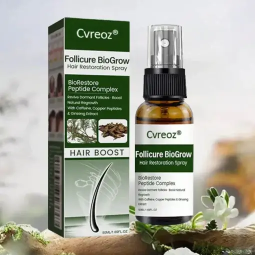 Cvreoz® Follicure BioGrow Hair Restoration Spray