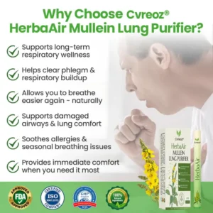 Cvreoz® HerbaAir Mullein Lung Purifier