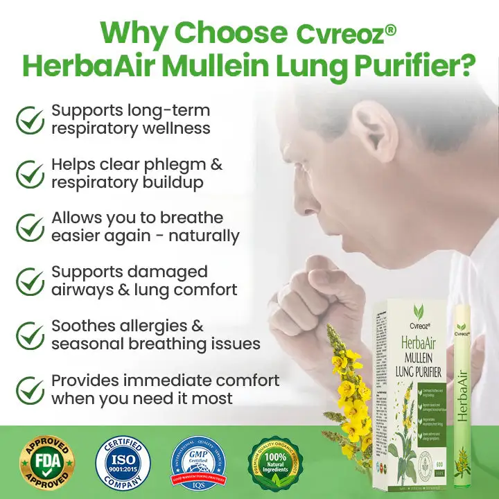 Cvreoz® HerbaAir Mullein Lung Purifier