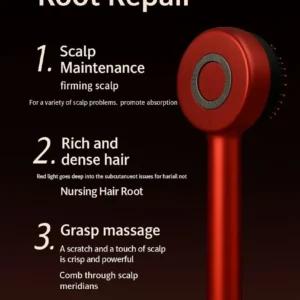 NATRAVOR™ – Scalp Massage & Red Light Therapy Comb