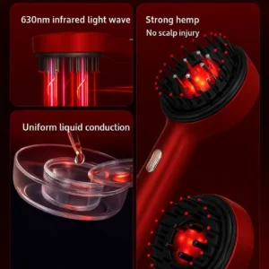 NATRAVOR™ – Scalp Massage & Red Light Therapy Comb
