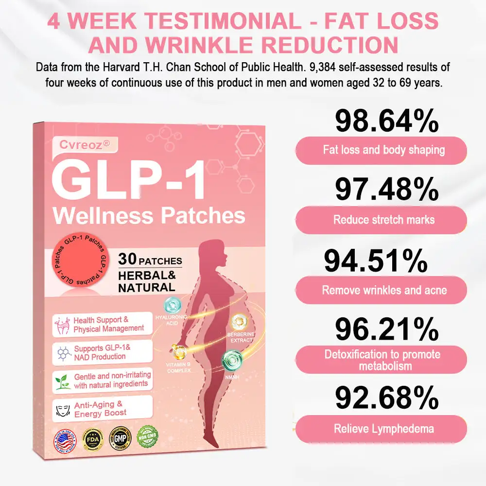 Cvreoz® 🌿🌿 GLP-1 Health Patch 🔥 Limited Edition Packaging with 70% Discount! 🔥 (Suitable for long-term use or use during any endurance activity)