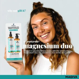 Natravor™ Magnesium Oil Spray (12 oz) + Body Massage Lotion Set 8oz