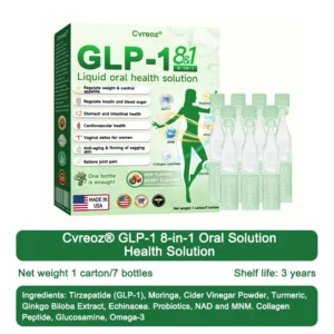 🔥New Arrival ~ FDA Certified 👨‍🔬 Cvreoz® GLP-1 Eight-in-One Oral Health Solution 🍀 Scientifically formulated to support weight management, cardiovascular health, diabetes balance, sleep apnea, joint comfort, and more