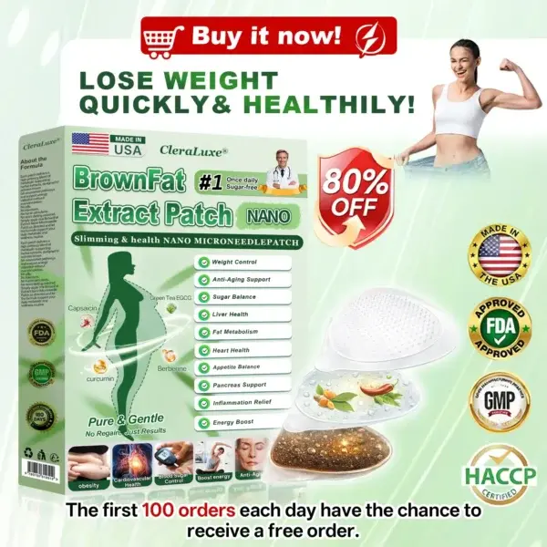 ๐๐ฅ๐๐ซ๐๐๐ฎ๐ฑ๐ยฎ BrownFat Extract Nano Microneedle Patch