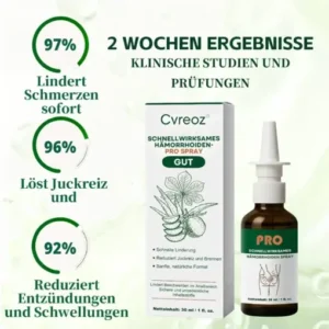 Cvreoz® SCHNELLWIRKSAMES HÄMORRHOIDEN-PRO SPRAY