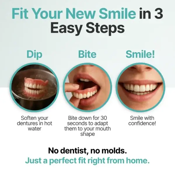KLENIMORE™ Custom-Fit Fully Functional Dentures for a More Confident Smile!