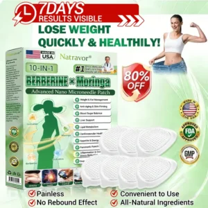 𝐎𝐟𝐟𝐢𝐜𝐢𝐚𝐥 𝐒𝐭𝐨𝐫𝐞 🇺🇸 | Natravor® 10-in-1 Berberine x Moringa Advanced Nano Microneedle Patch – Daily, Visible Results in 7 Days ✅ For Weight, Skin, Diabetes & Joint Health 🗽