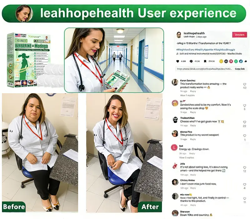 𝐎𝐟𝐟𝐢𝐜𝐢𝐚𝐥 𝐒𝐭𝐨𝐫𝐞 🇺🇸 | Natravor® 10-in-1 Berberine x Moringa Advanced Nano Microneedle Patch – Daily, Visible Results in 7 Days ✅ For Weight, Skin, Diabetes & Joint Health 🗽