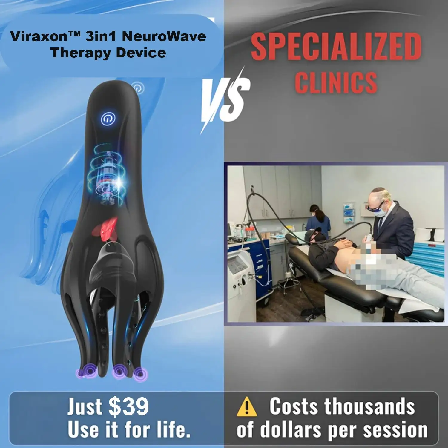 ❄️ Flash Sale 70% OFF 💪 NATRAVOR® 3in1 NeuroWave Therapy Device