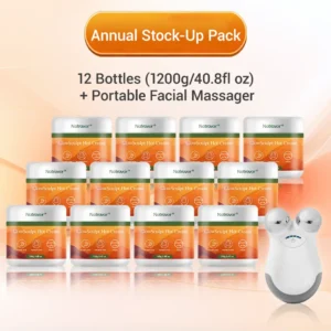 NATRAVOR® GlowSculpt Hot Cream | Weight & Fat Management, Anti-Cellulite, Edema Rescue, Stretch Mark Fading, Deep Hydration & Relaxing Aroma - 100% Natural Ingredients