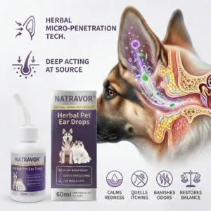 NATRAVOR® Herbal Pet Ear Drops🌿