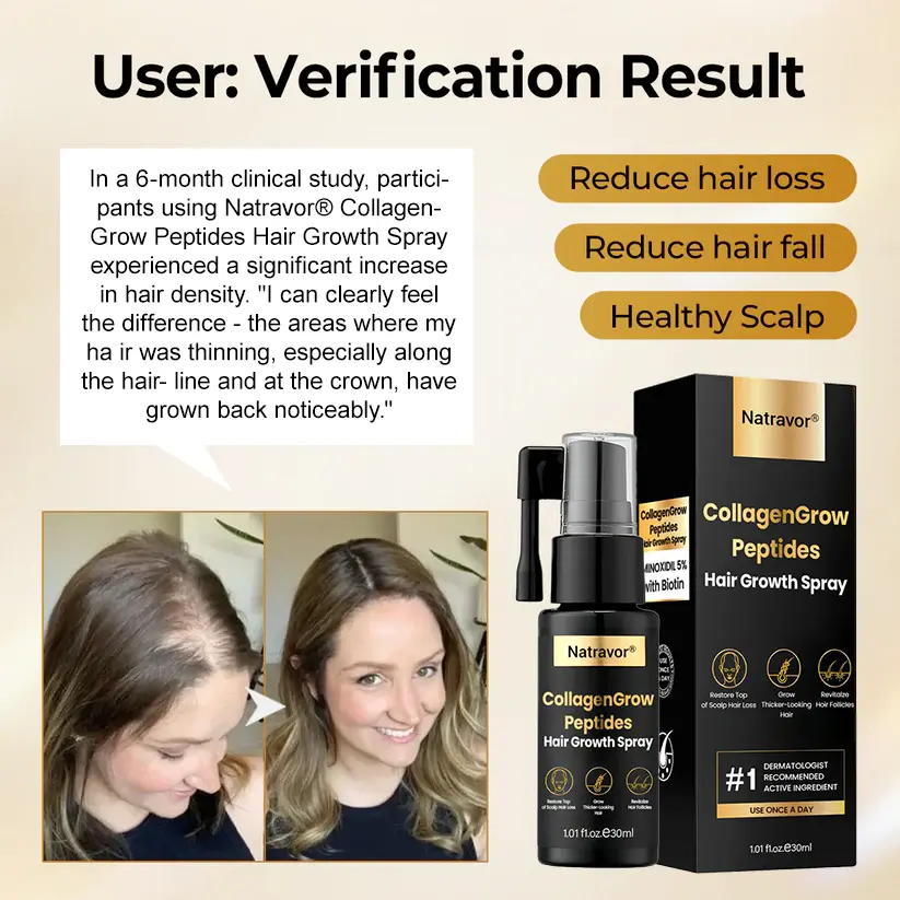 Natravor® CollagenGrow Peptides Hair Growth Spray
