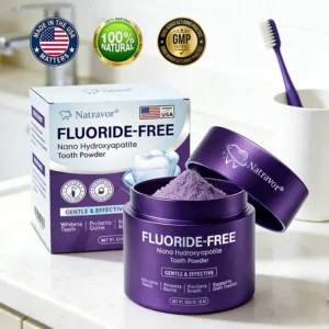 ✅Official Store |🗽Natravor® Fluoride-Free Nano Hydroxyapatite Tooth Powder👨⚕️(Treats periodontitis and mouth ulcers, prevents tooth loss, and repairs gum recession)