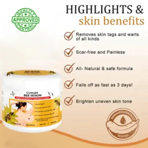Cvreoz® Bee Venom Mole and Wart Treatment Cream - LIMITED-TIME OFFER | Let out the Best Confidence in YOU!💕