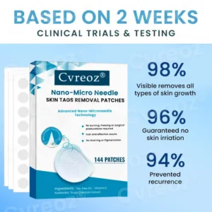 Cvreoz® Nano-Micro Needle Skin Tags Removal Patches  | No More Hiding that Skin!💕