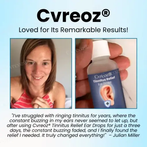 Cvreoz® Tinnitus Relief Ear Drops