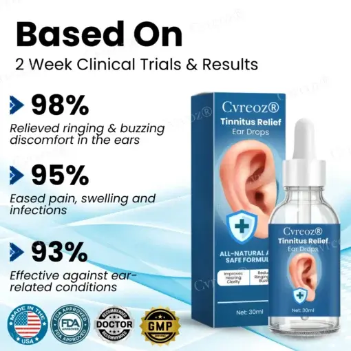 Cvreoz® Tinnitus Relief Ear Drops