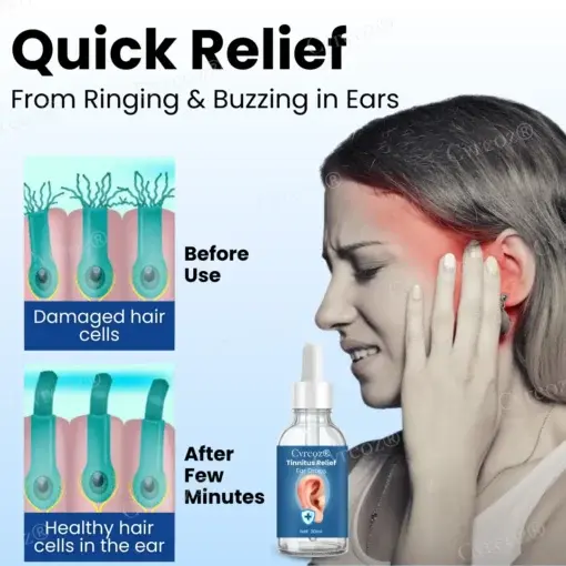 Cvreoz® Tinnitus Relief Ear Drops