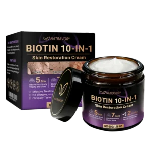 Made and Shipped from USA ✨NATRAVOR® Biotin 10-in-1 Skin Restoration Cream 🍀