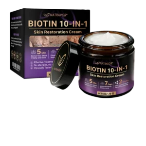 Made and Shipped from USA ✨NATRAVOR® Biotin 10-in-1 Skin Restoration Cream 🍀