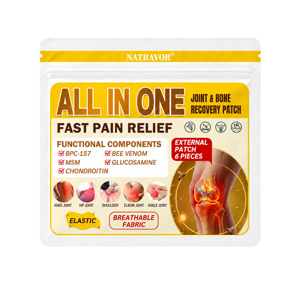 ๐๐๐๐ข๐๐ข๐๐ฅ ๐๐ซ๐๐ง๐ ๐๐ญ๐จ๐ซ๐ | โ
๐ฅ Natravorยฎ Joint Pain Relief Patches โ 40 Mixed Sizes for Knees, Back, Shoulders