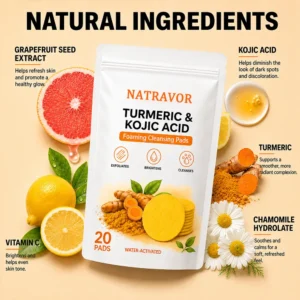 🔥Last Day 68% OFF-NATRAVOR® Turmeric Kojic Glow Pads