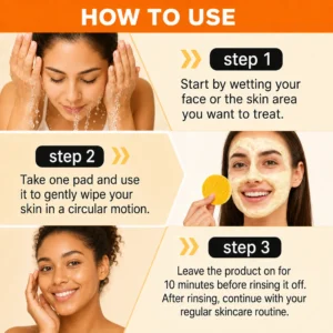 🔥Last Day 68% OFF-NATRAVOR® Turmeric Kojic Glow Pads