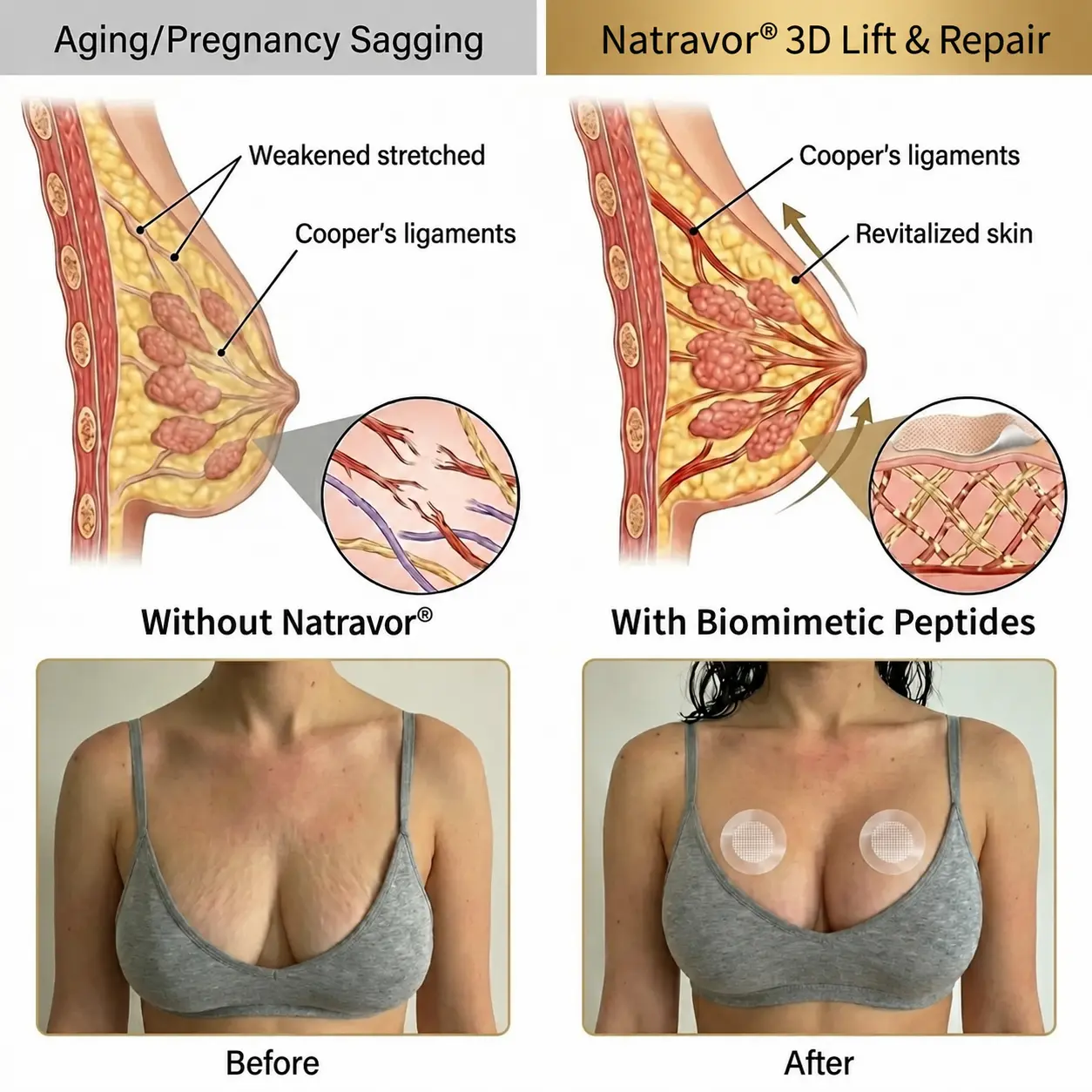 🔥Limited-time 60% sale--Natravor Targeted Breast Enhancement Advanced Nano-Microneedle Patches