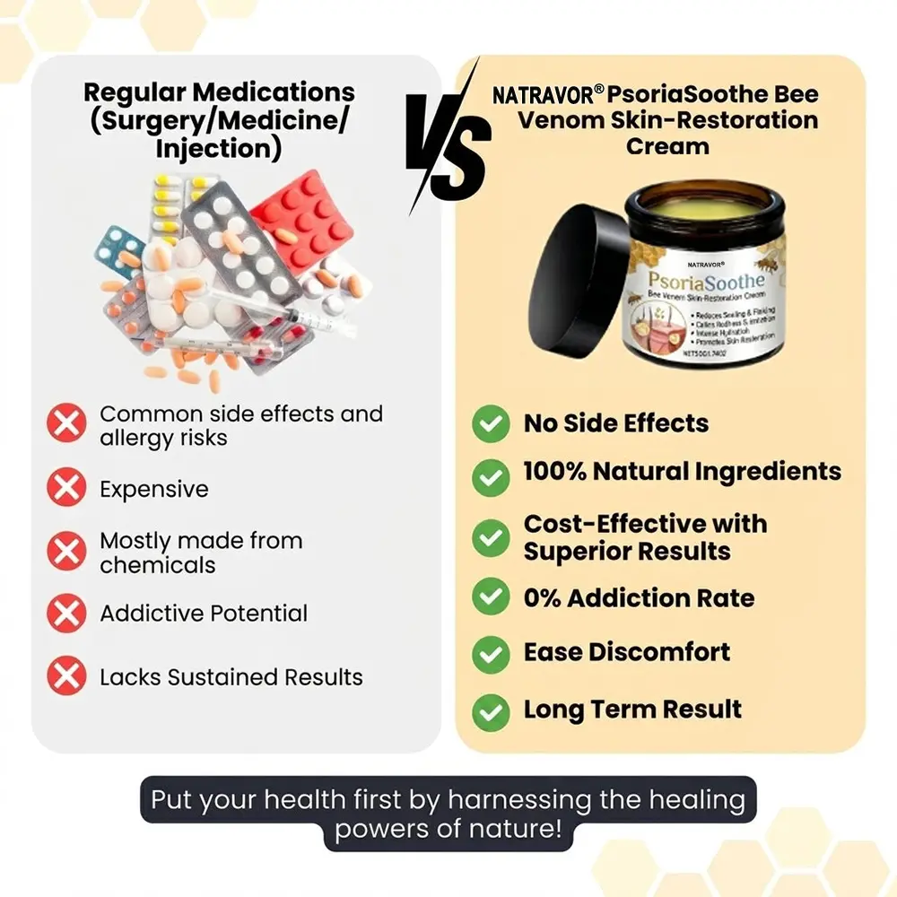 NATRAVOR® PsoriaSoothe Bee Venom Skin-Restoration Cream