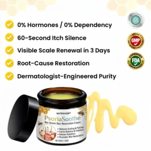 NATRAVOR® PsoriaSoothe Bee Venom Skin-Restoration Cream