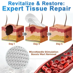 NATRAVOR®2-in-1 Microneedle & Hydrocolloid Patch🍀| Removes Raised Moles, Acne, Flat Warts & Skin Tags | Helps Improve Wrinkles, Scars & Blemishes | Invisible Patches for Face & Body