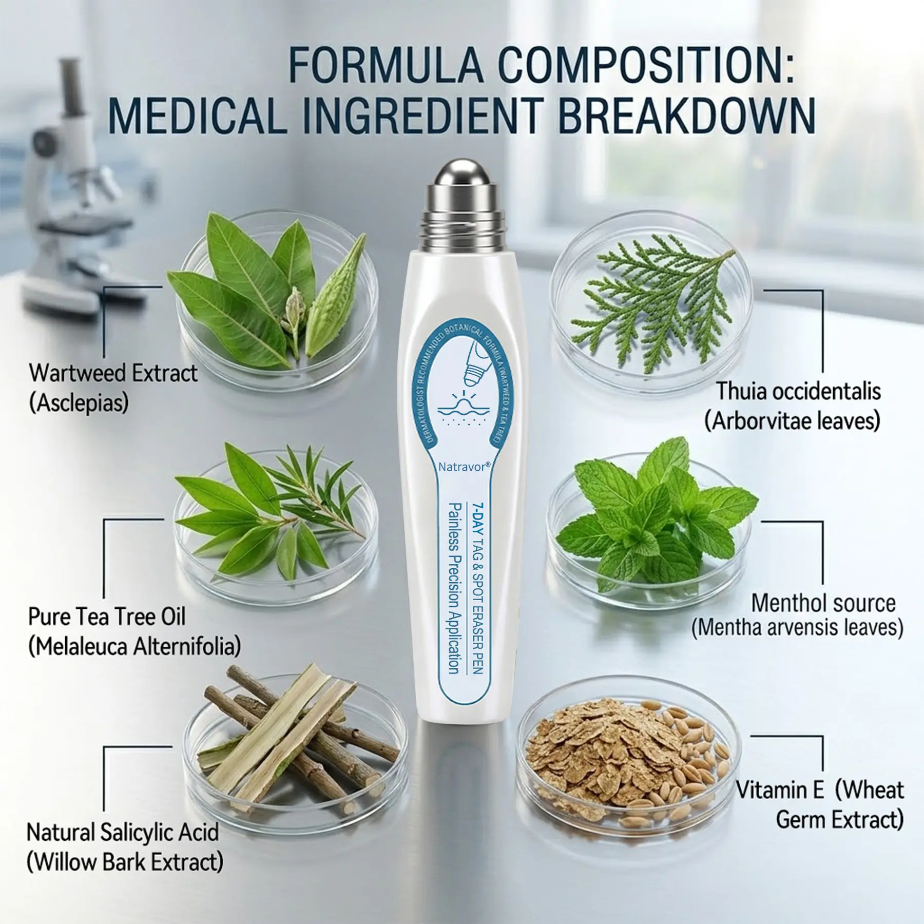 Natravor®Dermatology-Inspired Skin Care System Skin Tag & Spot Appearance Support Pen