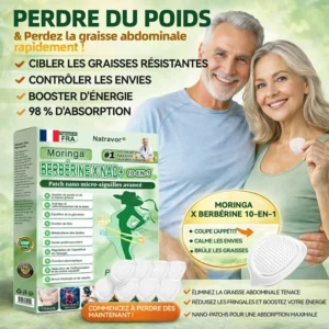 Natravor®
      

      Patch nano à micro-aiguilles avancé 10-en-1 au moringa et à la berbérine