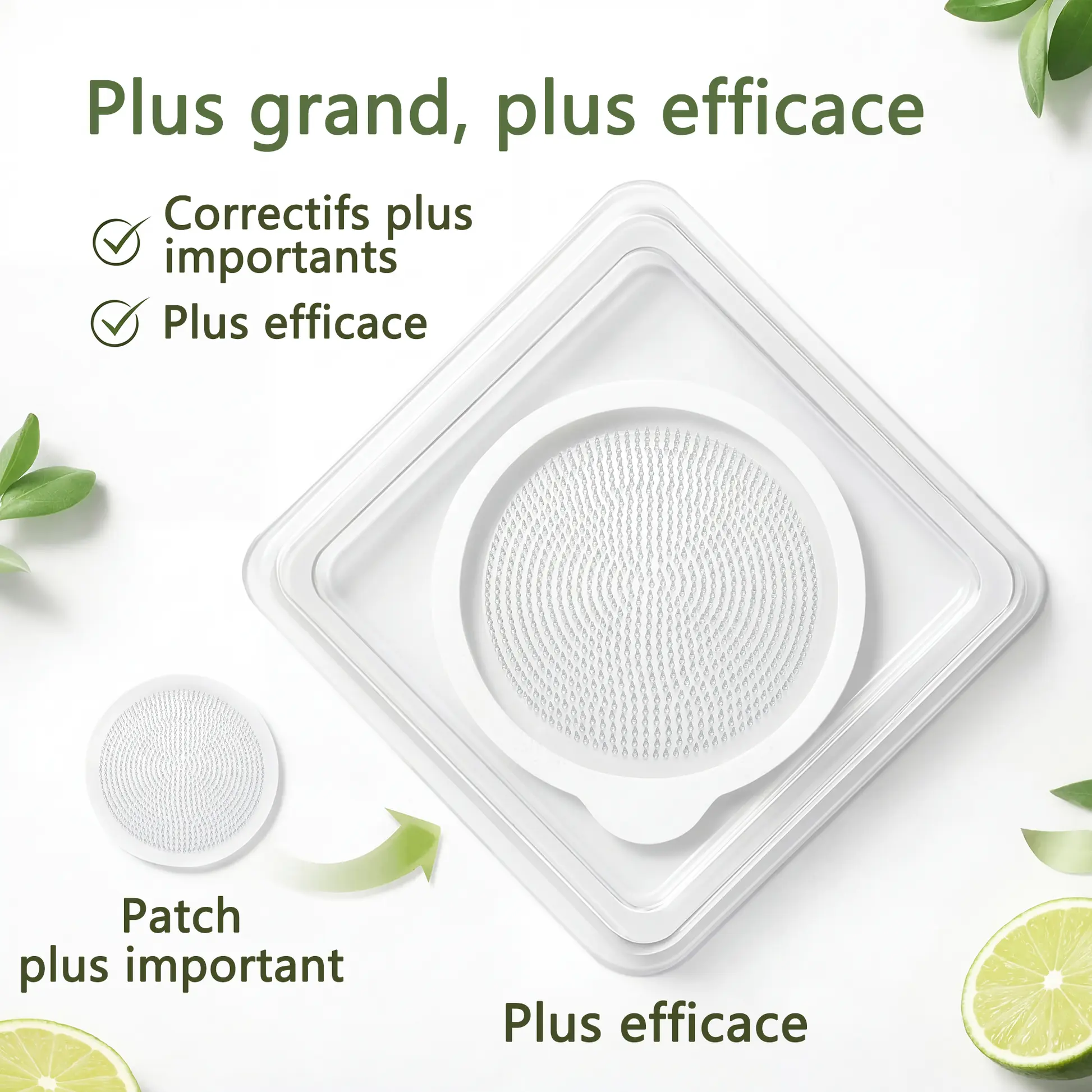 Natravor®
Patch nano à micro-aiguilles avancé 10-en-1 au moringa et à la berbérine