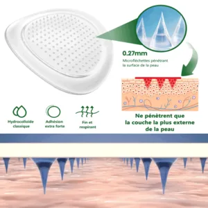 Natravor®
Patch nano à micro-aiguilles avancé 10-en-1 au moringa et à la berbérine
