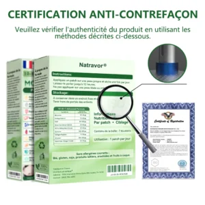 Natravor®
Patch nano à micro-aiguilles avancé 10-en-1 au moringa et à la berbérine