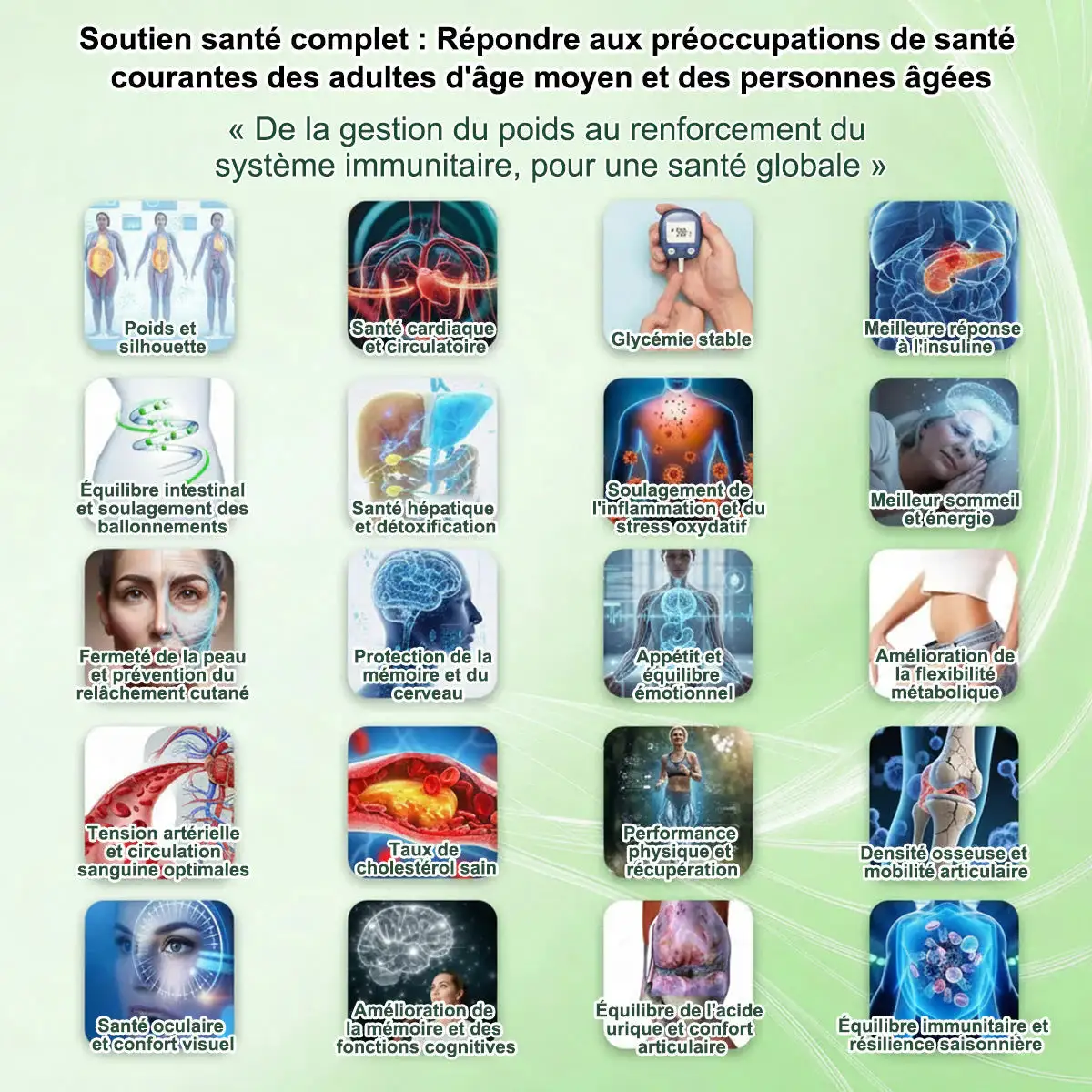 Natravor®
Patch nano à micro-aiguilles avancé 10-en-1 au moringa et à la berbérine