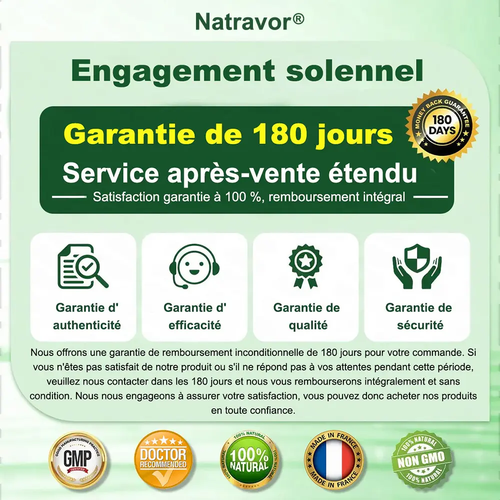 Natravor®
Patch nano à micro-aiguilles avancé 10-en-1 au moringa et à la berbérine